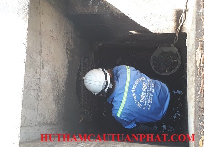 Rút hầm cầu phường Hiệp Hòa
